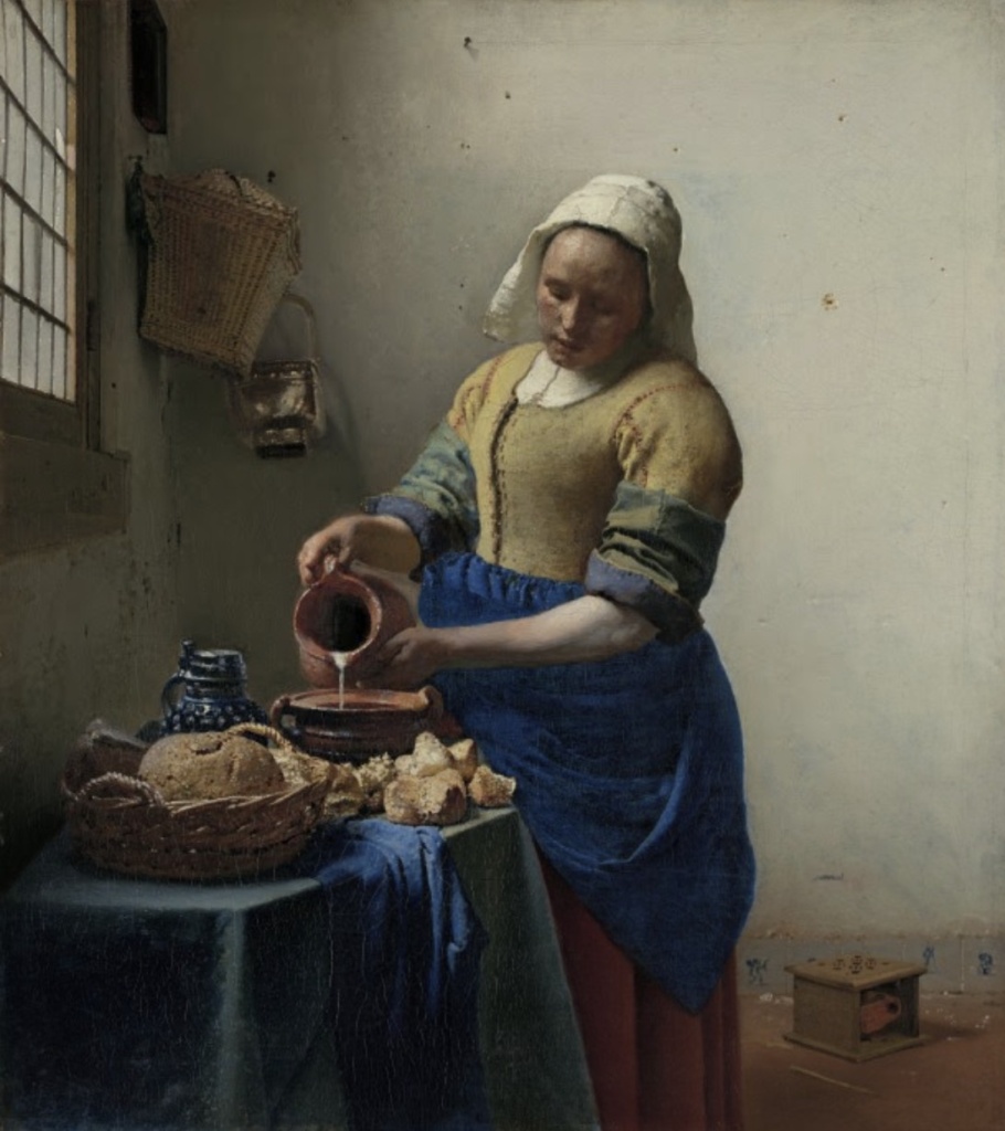 Amamosviajar A Leiteira De Melkmeid Het Melkmeisje Johannes Vermeer