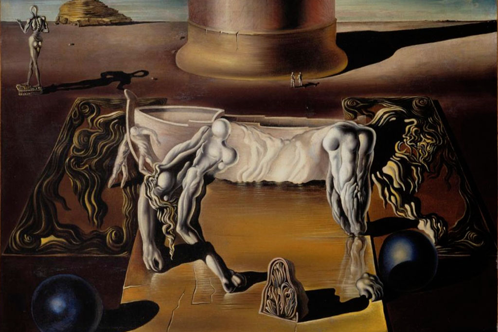 Amamosviajar - Dormeuse_cheval_lion_invisibles_Salvador_Dali-Centre_Pompidou