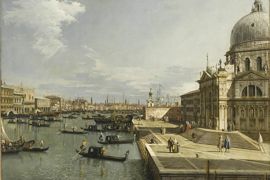 Amamosviajar-Louvre-O Grande Canal e a Igreja de la Salute-Canaletto