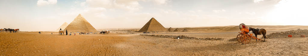 A Esfinge e as Pirâmides do Egito, Pirâmides de Gizé, Cairo