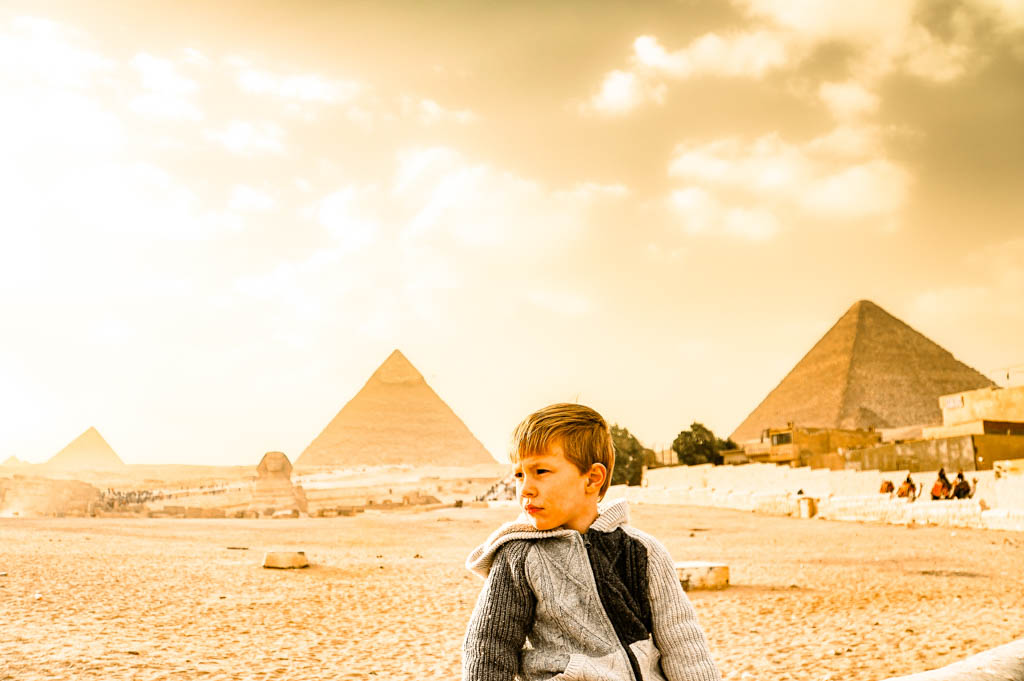 A Esfinge e as Pirâmides do Egito, Pirâmides de Gizé, Cairo