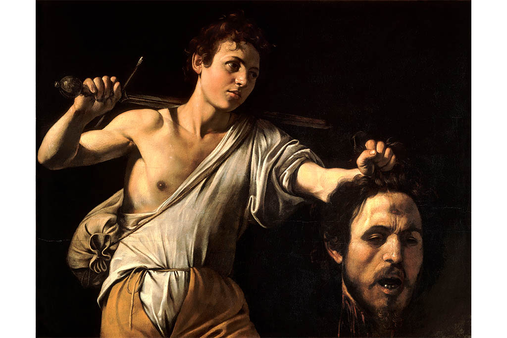 Caravaggio - David holding the head of Goliath by Caravaggio